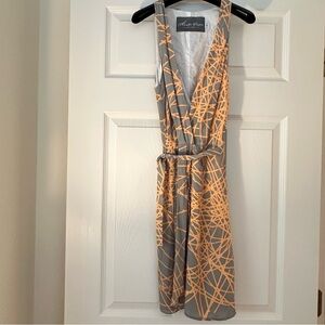 Hunter Dixon Women's Virginia Dress, 
Green Stix Print